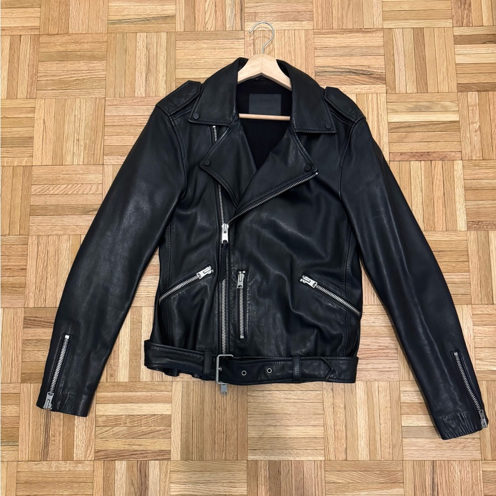 All Saints Black Biker Jacket